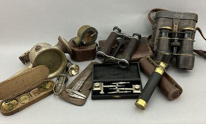 Marine and travel themed lot including: two...