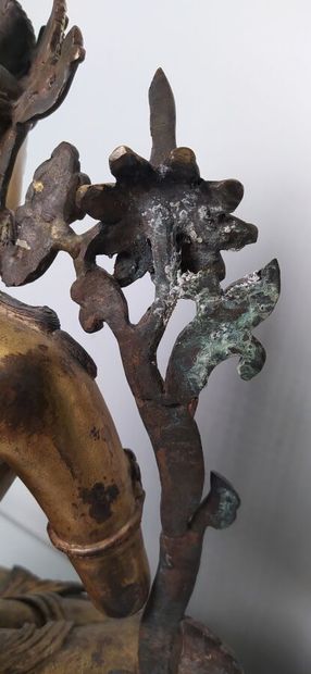 TIBET late 19th/early 20th century
Gilded...