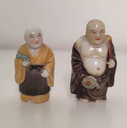 CHINA
Two porcelain figurines
Height 5.8...