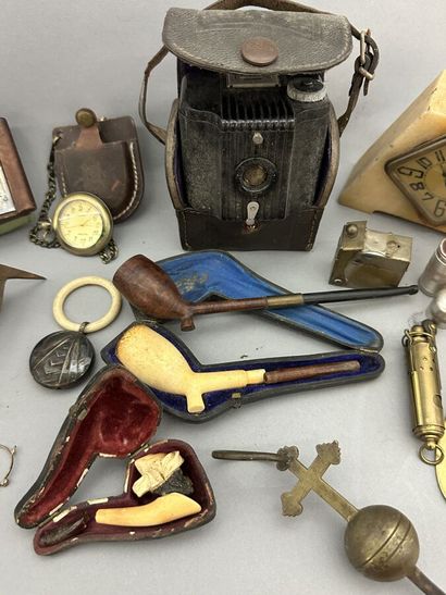 A set of smoker's necessities including:...