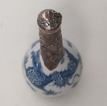 Hué blue porcelain bottle vase
Vietnam, 19th...