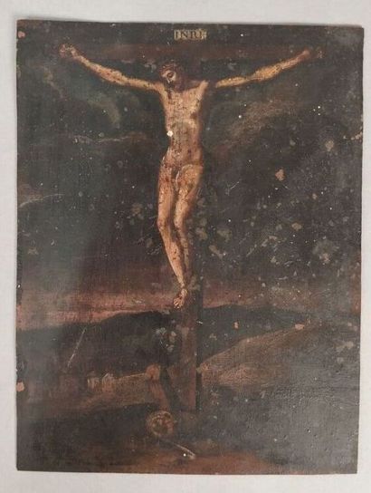 Crucifixion
Oil on copper
Height 21.8; Width...