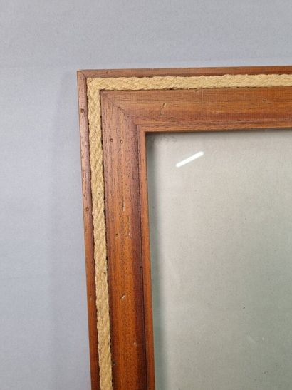 Set of wooden frames 
Sight size : 
71.5...