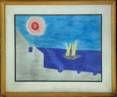 VERDET André (1913-2004)
Méditerranée, 1957
Mixed...