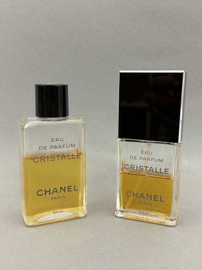 Two bottles of Eau de Cristalle, Chanel