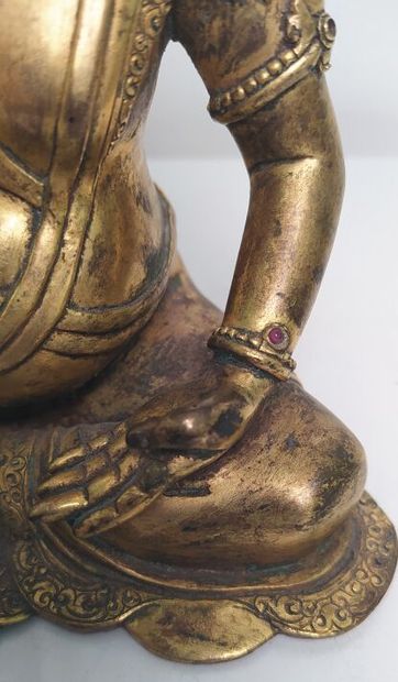 TIBET late 19th/20th century
Gilt bronze...