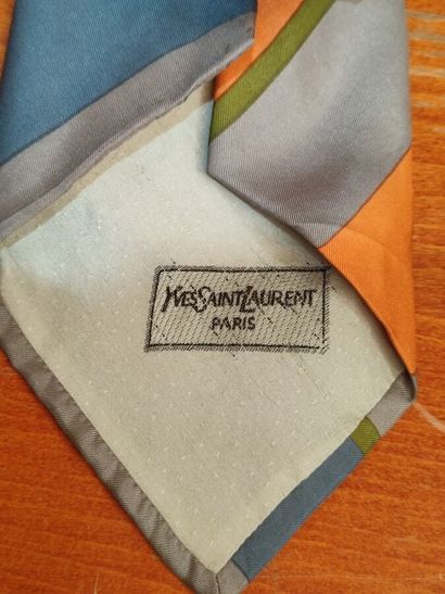 Set of two ties, one YVES SAINT LAURENT and...