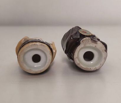 CHINA
Two porcelain figurines
Height 5.8...
