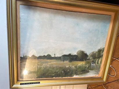 MODERN SCHOOL
The loing
Oil on cardboard