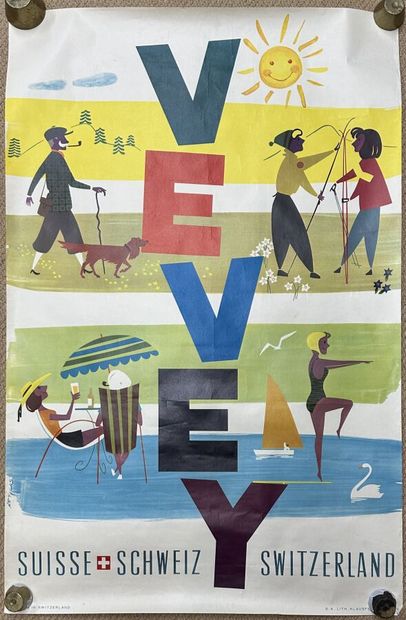 Vevey, Switzerland
Color poster by Joseph...