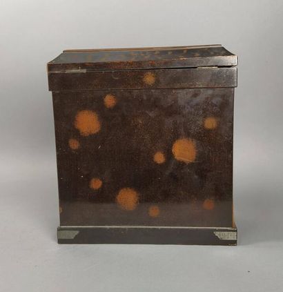 Small lacquer cabinet 
Japan
(accidents)