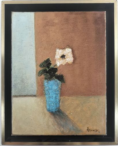 BAUCHESNE Jean (born 1924)
Blue vase
Oil...