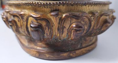 TIBET late 19th/early 20th century
Gilded...