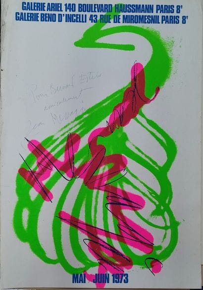Poster for the MESSAGIER exhibition, May/June...