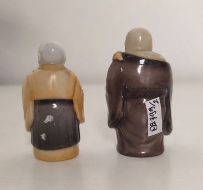 CHINA
Two porcelain figurines
Height 5.8...
