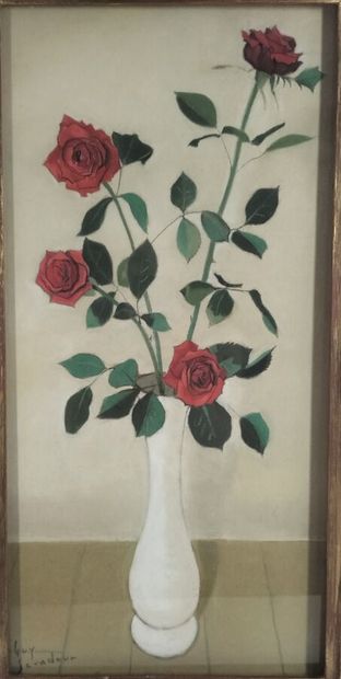 SERADOUR Guy (1922-2007)
Rose bouquet
Gouache
signed...