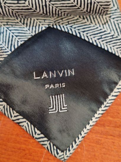 LANVIN
Set of eight wide ties