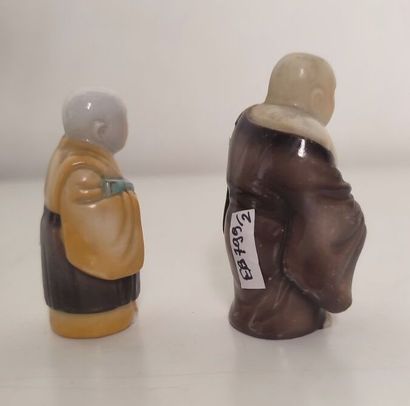 CHINA
Two porcelain figurines
Height 5.8...