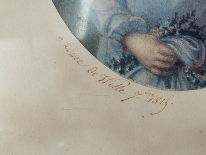 Pair of 19th century drawings
Portraits of...