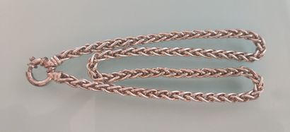 Silver chain 
Length : 45 cm 
Weight : 48,86...