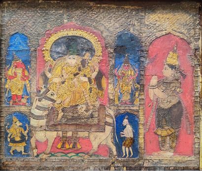 19th century Indian painting
Height : 31.5...