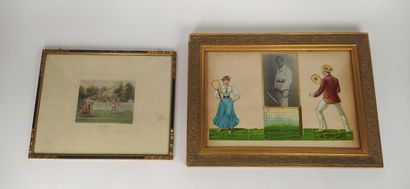 [tennis] 3 pieces framed
- Frame featuring...