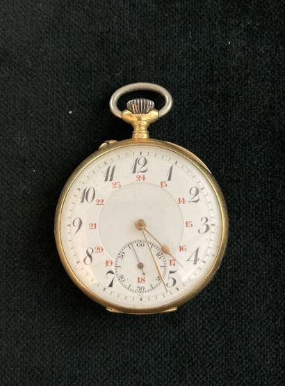 Pocket watch in yellow gold
Gross weight:...