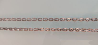 Silver long necklace 
Length : 70cm
Weight...