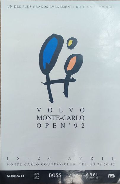 Tennis Poster
Open, Monte-Carlo, April 18-26,...