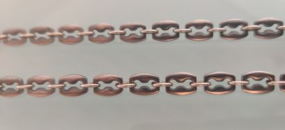 Silver long necklace 
Length : 70cm
Weight...