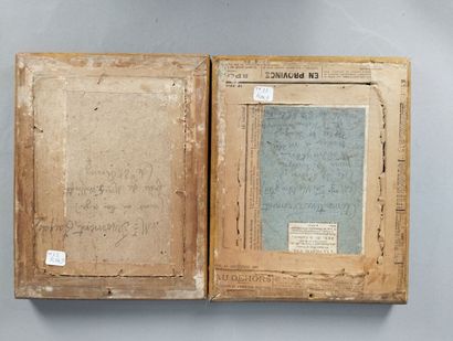Pair of 19th century drawings
Portraits of...