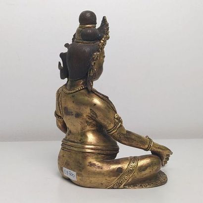 TIBET late 19th/20th century
Gilt bronze...