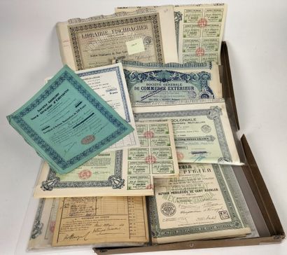 Group of bonds and registered and preferred...