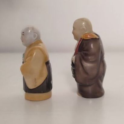 CHINA
Two porcelain figurines
Height 5.8...