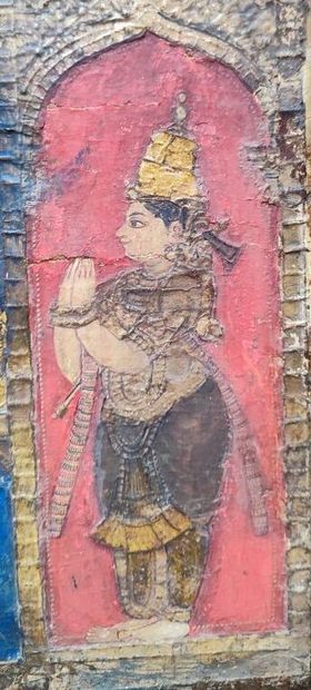 19th century Indian painting
Height : 31.5...