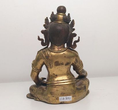 TIBET late 19th/20th century
Gilt bronze...