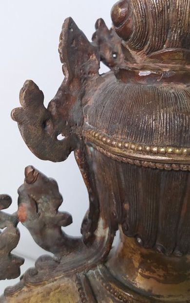 TIBET late 19th/early 20th century
Gilded...