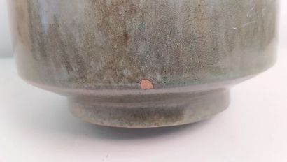 CHINA 
High-necked green celadon-glazed porcelain...