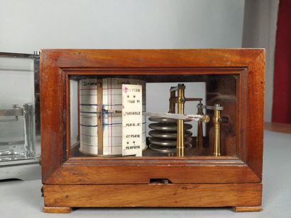 Lot comprising two seismometers, one signed...
