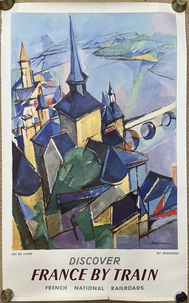 Discover France by train
Color poster by...