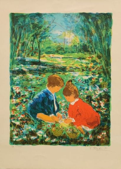 Lot of lithographs and processes including:
-...