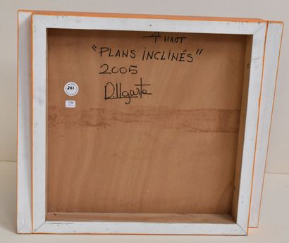 RILGARTE (contemporain)
Plans inclinés, 2005
Bas-relief...