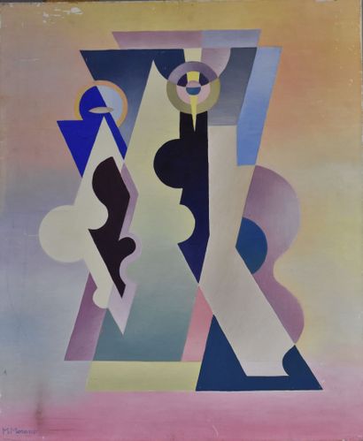Michel MORENO (born 1945)
Abstraction 
Oil...