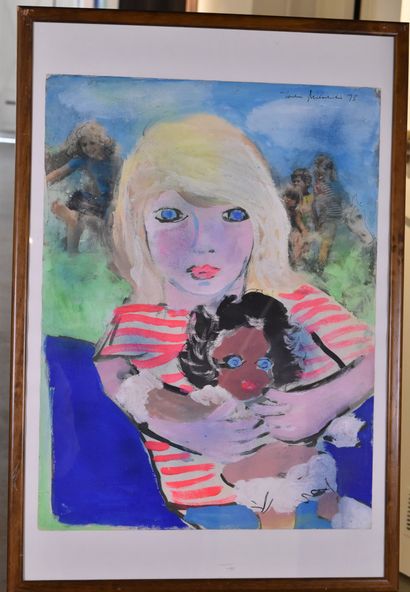 Spanish school
Camille, 1986
Painting on...