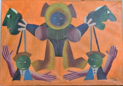 Laura WAISSMAN (b. 1950)
Malabaristas, 2004...