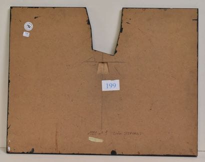 Didier STEPHANT 
Composition n° 9, 1991
Painted...