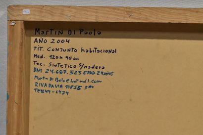 Martin DI PAOLA (né en 1975)
Conjunto habitacional,...