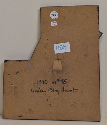 Didier STEPHANT 
Composition n° 9, 1991
Painted...