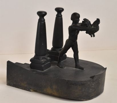 École italienne, circa 1980 
Le sacrifice...