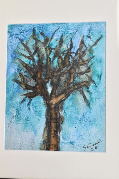 Georges BREUIL (1904-1997)
Plant series,...